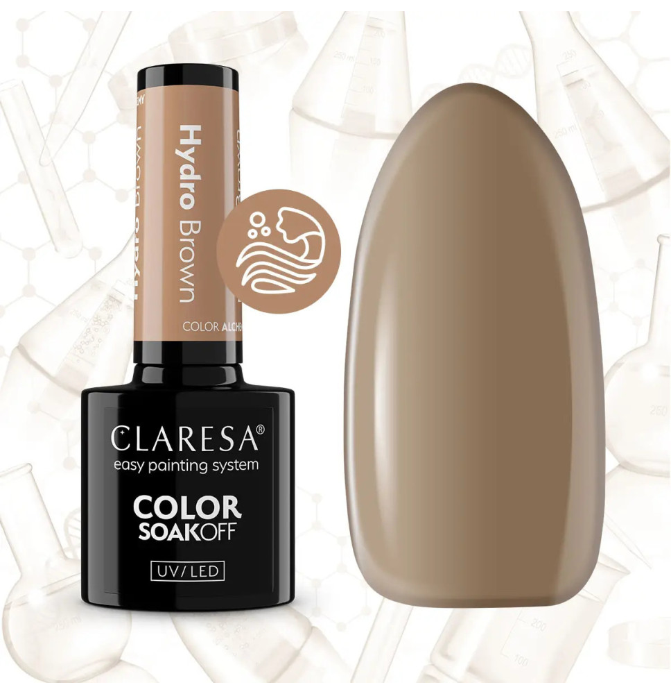 Gél lak CLARESA Alchemy Hydro Brown 5ml