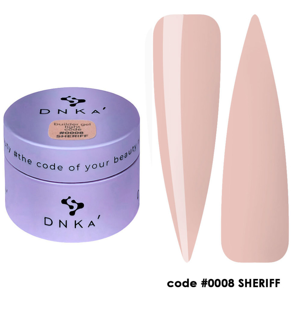 DNKa' Builder Gel Light č. 0008 Sheriff 30ml
