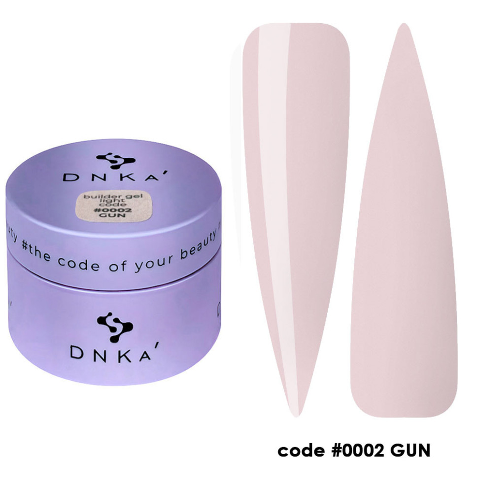 DNKa' Builder Gel Light č. 0002 Gun 30ml