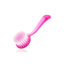 Kefka okrúhla s rúčkou na oprašovanie ružová