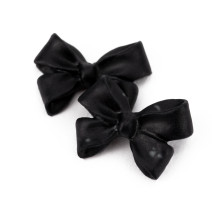 3D mašličky na nechty Molly Nails – čierne 100 ks