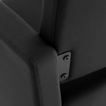 Kadernícke kreslo Gabbiano Vitoria čierne