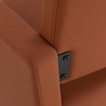 Kadernícke kreslo Gabbiano Vitoria hnedé