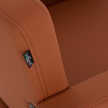 Kadernícke kreslo Gabbiano Vitoria hnedé