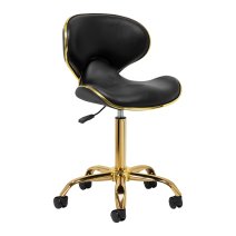 Kozmetická stolička Gabbiano Q-4599G čierna V2