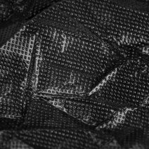 Jednorazová plastová plachta s gumičkou čierna