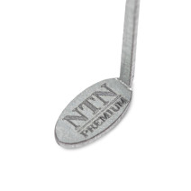 Koncovka na magnet Cat Eye – srdce NTN Premium, strieborná