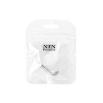 Koncovka na magnet Cat Eye – srdce NTN Premium, strieborná