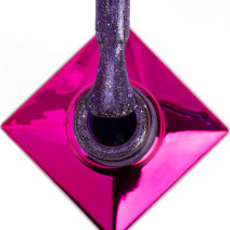 Gél lak Molly Lac Cat Eye Foxy Eyes 552 Purple Light 10 g – magnetický Cat Eye efekt