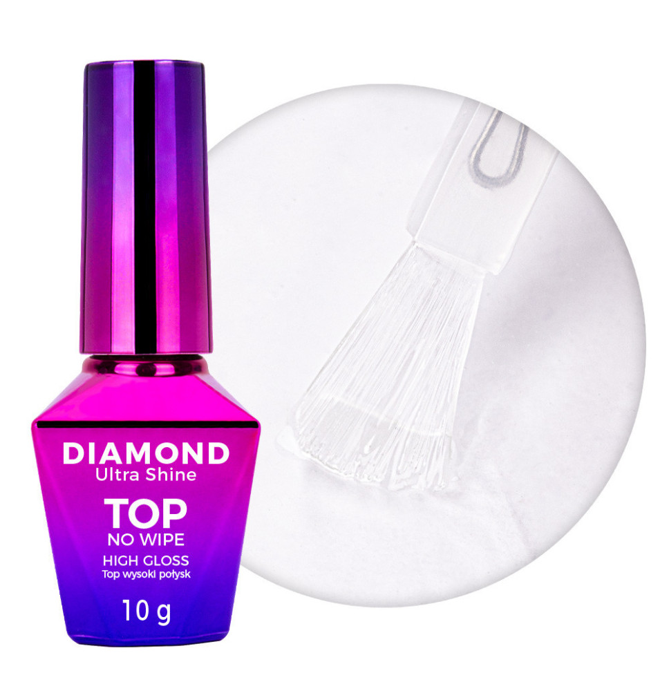 Molly Nails Vrchný lak Diamond Ultra Shine 10 ml