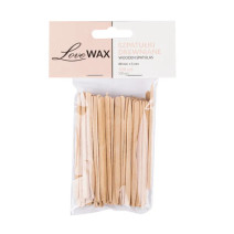 Malé drevené špachtle LoveWAX na depiláciu 100ks