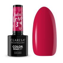 Claresa gél lak LA LA LOVE 3 5 ml – malinovo-bordový odtieň