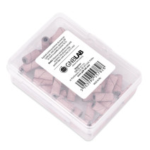 Brúsne klobúčiky na nechty mini 3 mm #240 – ružové, 50 ks