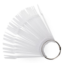 Vzorkovník na nechty Ballerina – transparentný, 50ks