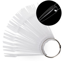 Vzorkovník na nechty Ballerina – transparentný, 50ks