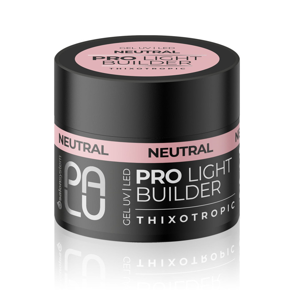 PALU Pro Light Builder Gel Neutral – stavebný UV/LED gél telový 45 g