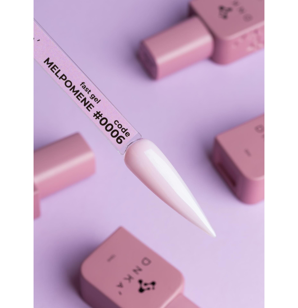 DNKa' Fast Gel 0006 Melpomene 12 ml – tekutý gél na spevnenie a modeláciu nechtov