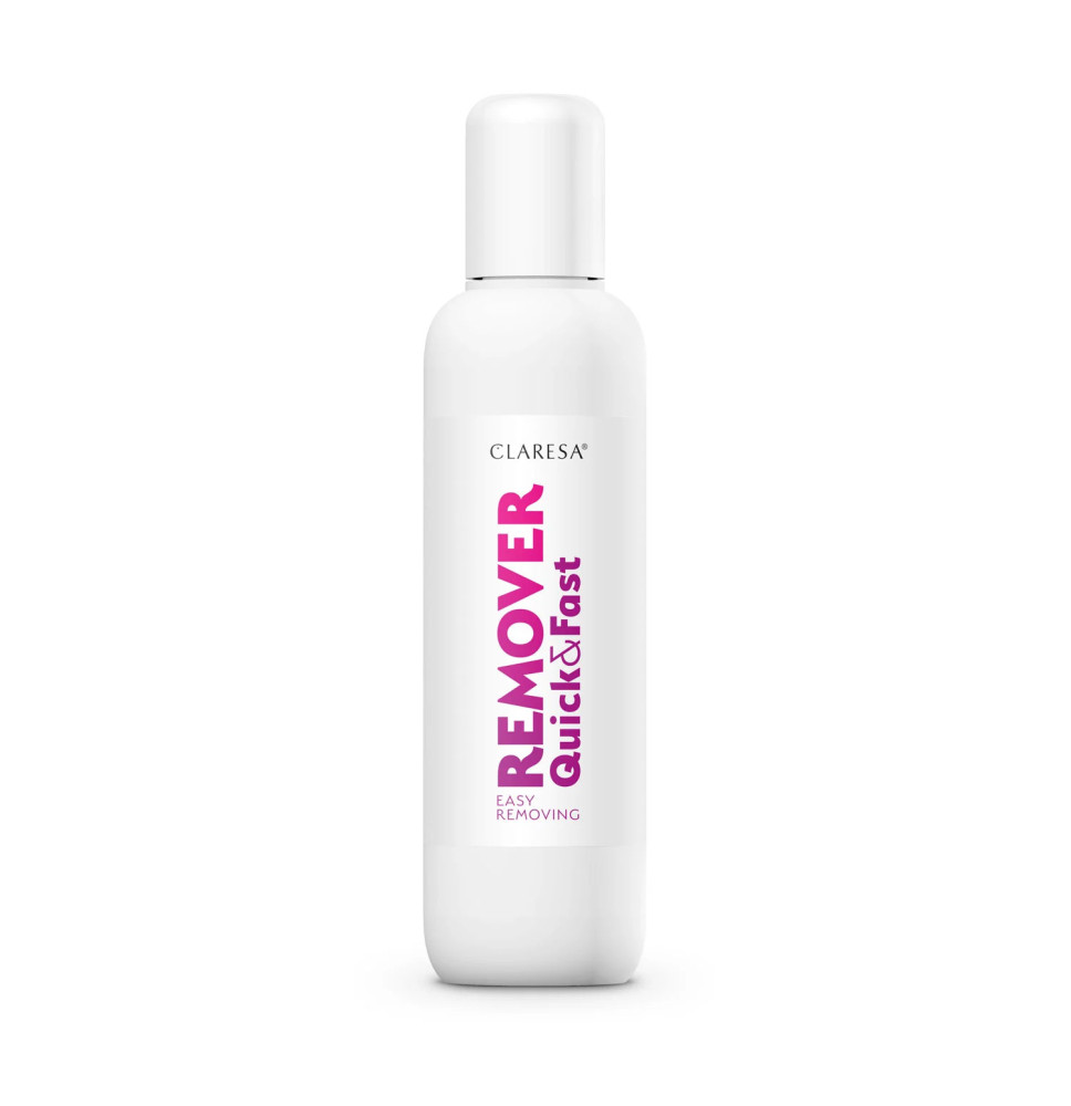CLARESA Remover Quick & Fast 500 ml – rýchly odstraňovač gél laku s citrusovou vôňou