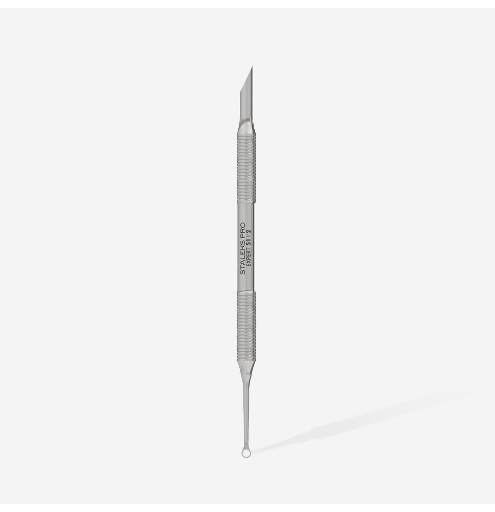 Staleks Expert zatlačovač nechtovej kožičky PE-51/2 – pusher so skosením a očkom