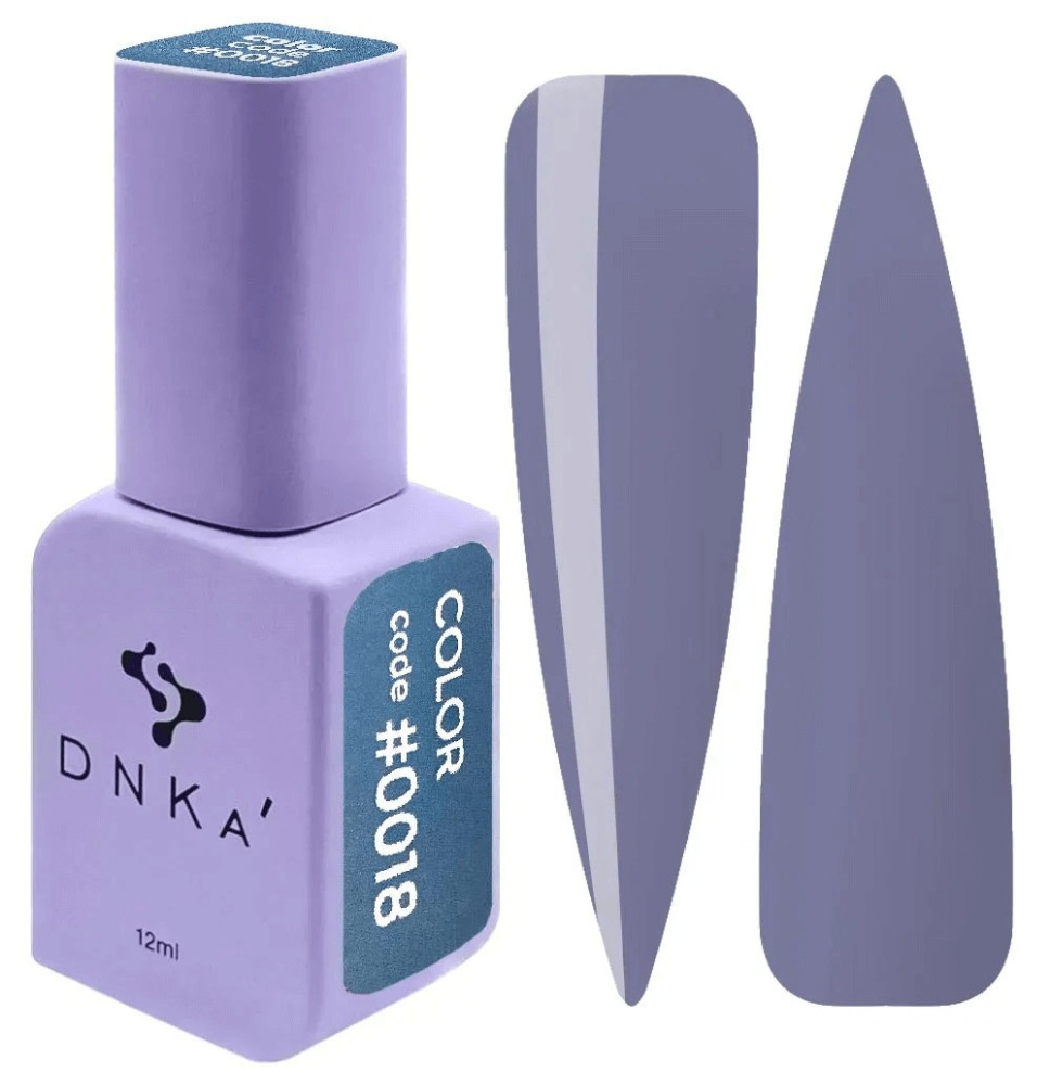 Gél lak DNKa’ Color 0018 12 ml – tlmená levanduľovo sivá krémová farba