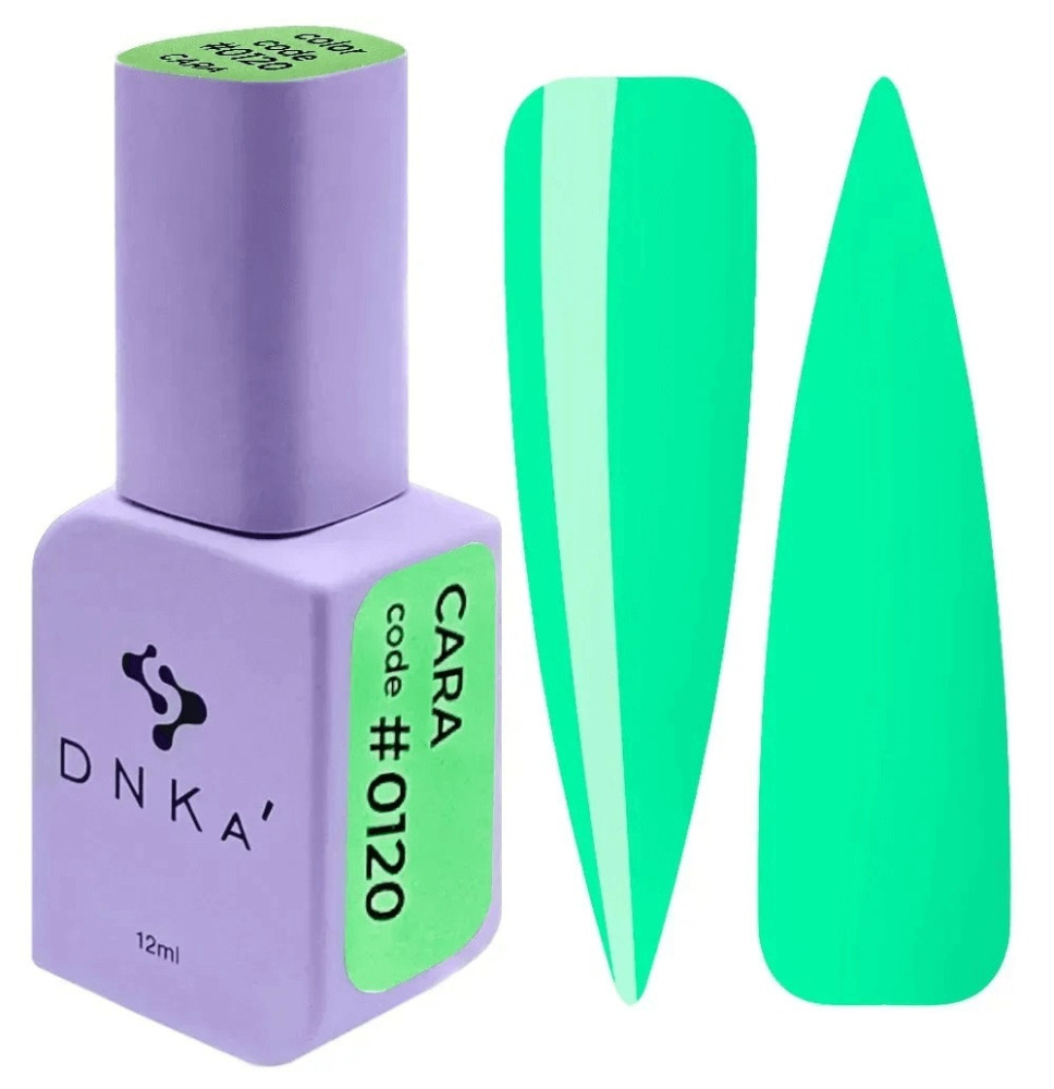 DNKa' Color 0120 12 ml – neonovo tyrkysový gél lak