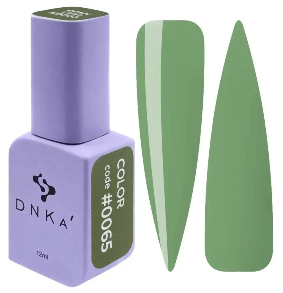 DNKa' Color 0065 12 ml – pastelovo zelený gél lak