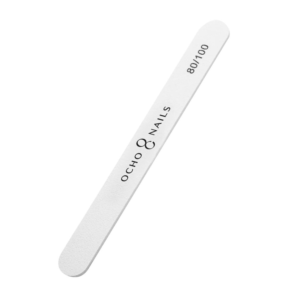 Ocho Nails pilník 80/100 – profesionálny rovný pilník