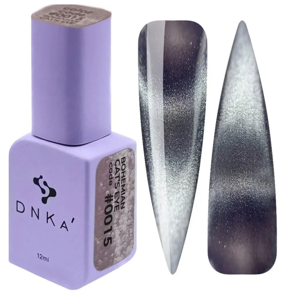 DNKa' Color Gel Polish Bohemian Cat's Eye 0015 12 ml – magnetický gél lak mačacie oko