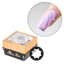 Molly Nails 3D Relief Top Gel Sculpture 5 g – transparentný 3D top gel (HEMA/Di-HEMA Free)