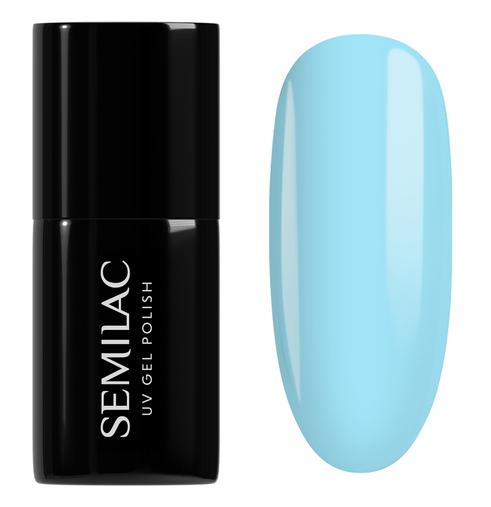 Semilac - gél lak 974 Bubbly Blue 7 ml