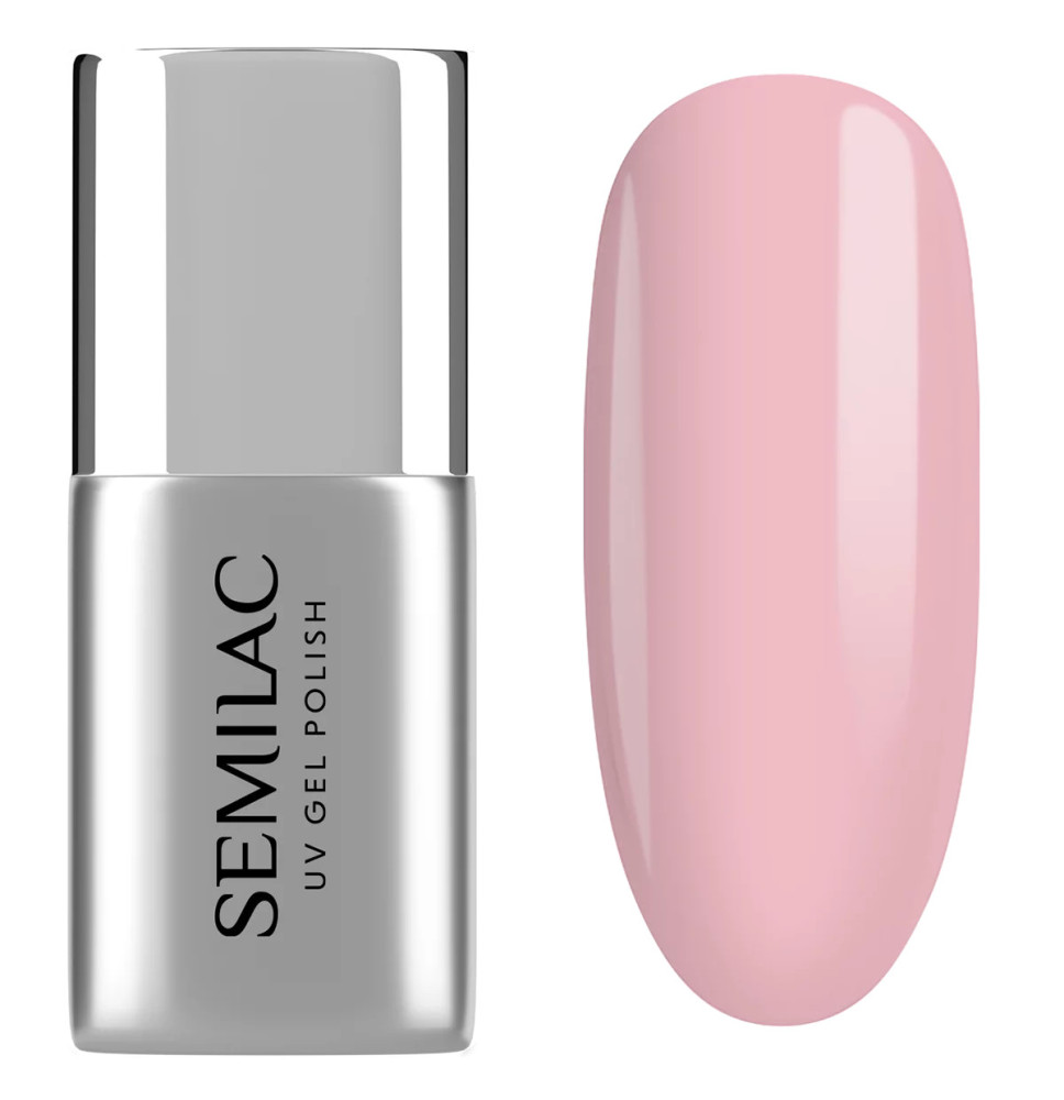 Semilac - gél lak Fiber báza Pink Milk 7ml