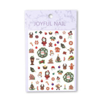 Vianočné nálepky na nechty 904