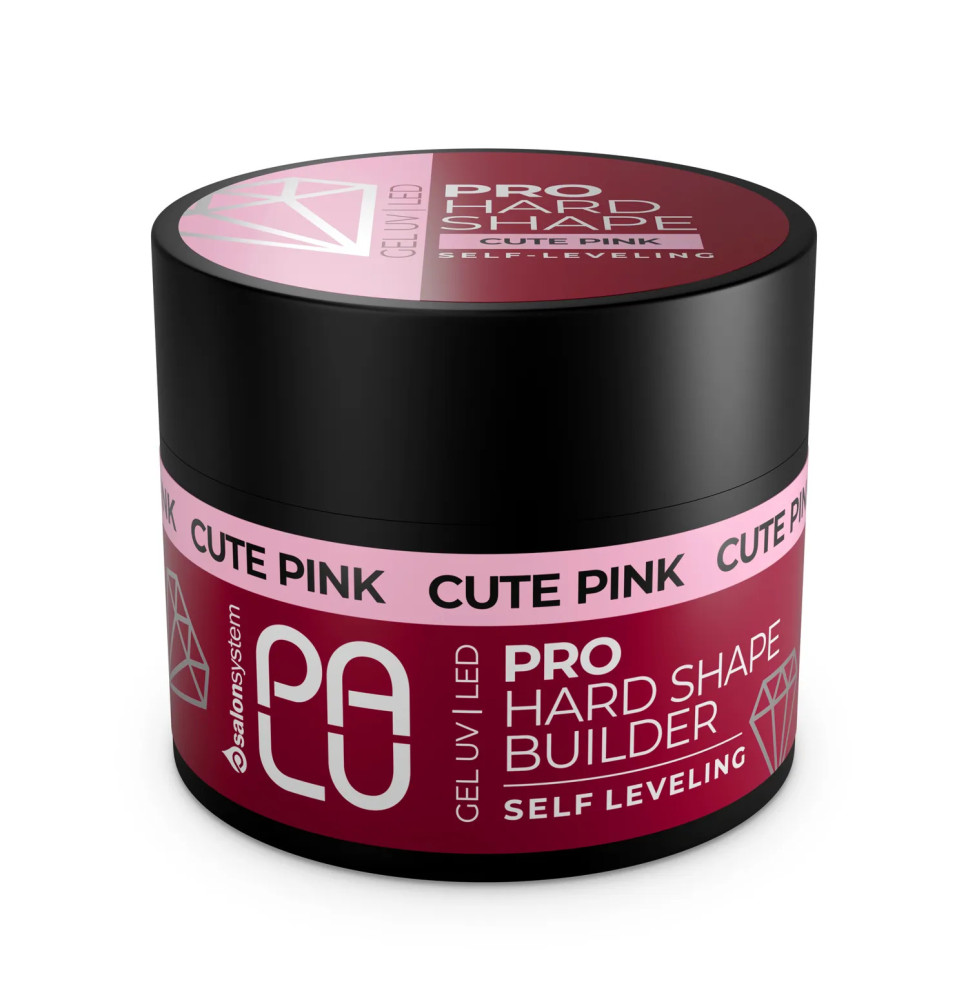 PALU Pro Hard Shape gél Cute pink 45g - samovyrovnávací