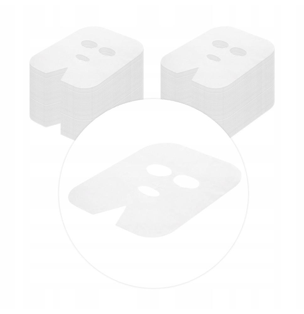 Jednorazová kozmetická maska na tvár vliesovo-fóliová – balenie 100 ks