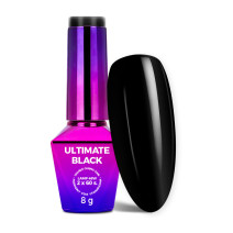 MOLLY LAC gél lak Ultimate Black 8 g – extra pigmentovaný čierny HEMA / bez Di-HEMA