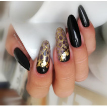 MOLLY LAC gél lak Ultimate Black 8 g – extra pigmentovaný čierny HEMA / bez Di-HEMA