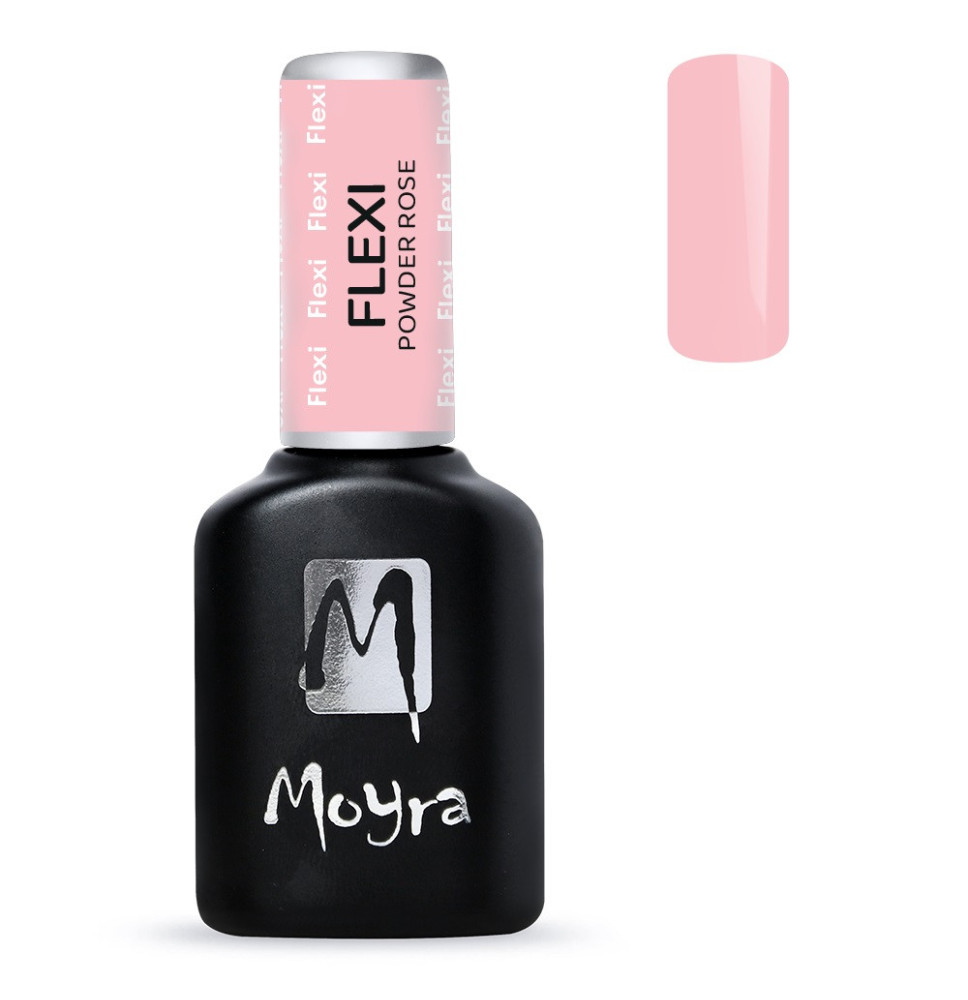 Moyra UV Gél lak Flexi Powder rose podkladový 10ml