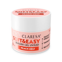 Claresa Soft&Easy Peach Melt 45 g – stavebný gél na nechty broskyňový, samonivelačný