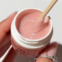 Claresa Soft&Easy Peach Melt 45 g – stavebný gél na nechty broskyňový, samonivelačný