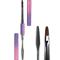 DNKa Polygel Brush – obojstranný štetec na akrygél so špachtľou