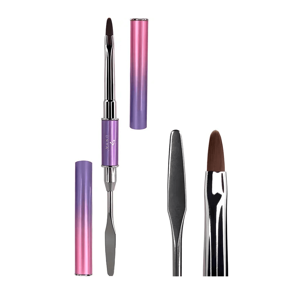 DNKa Polygel Brush – obojstranný štetec na akrygél so špachtľou