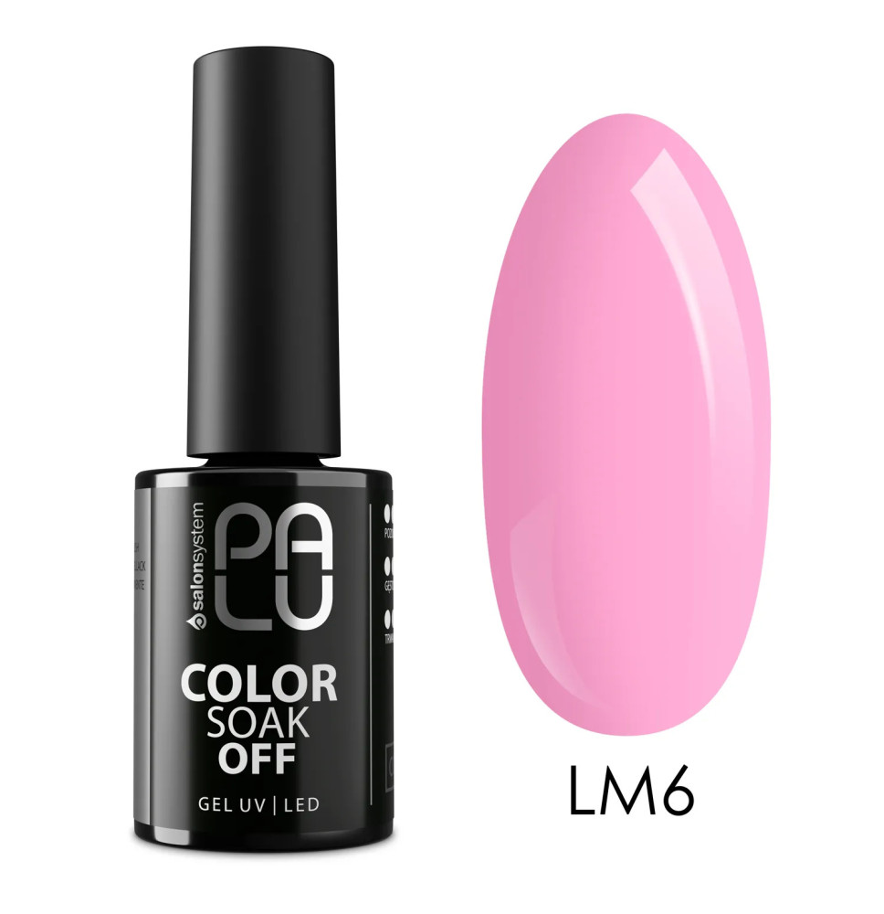 PALU gél lak Lima LM6 11 g – cukríkovo ružový hybridný lak