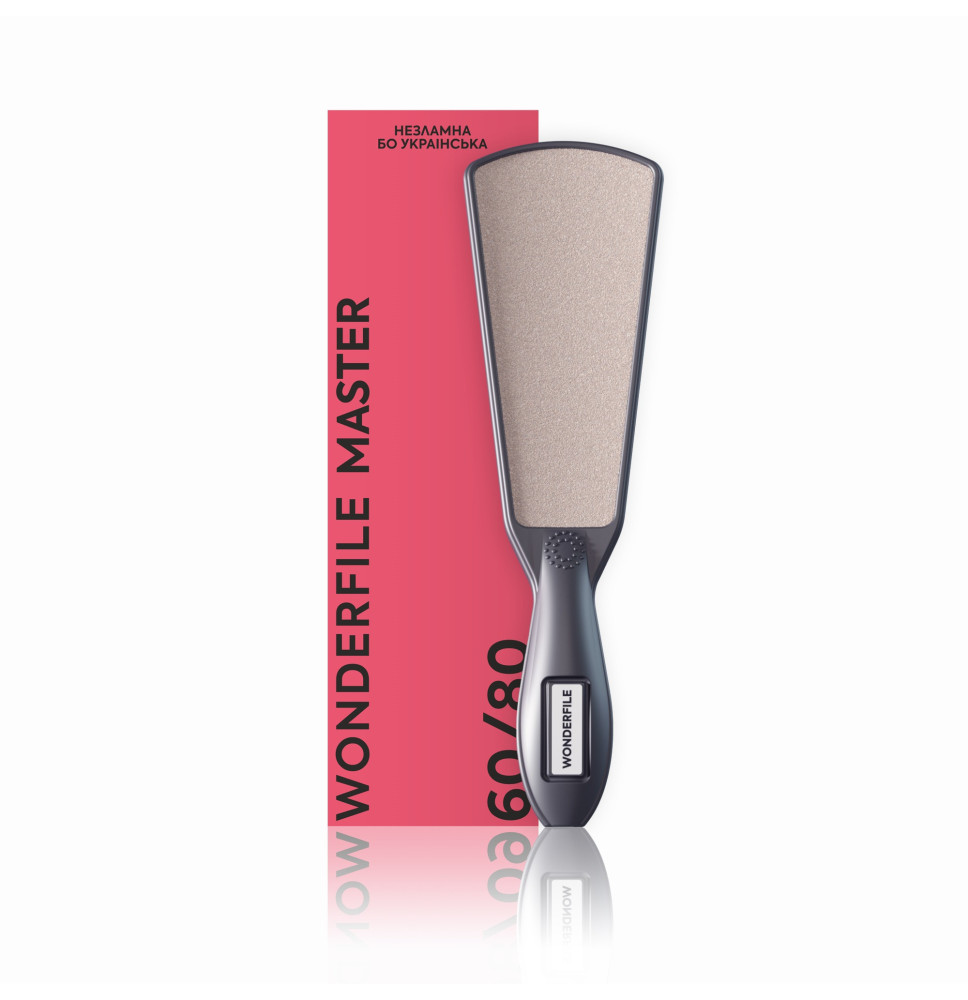 Wonderfile Master pilník na päty 60/80 čierny – profesionálny pedikérsky pilník