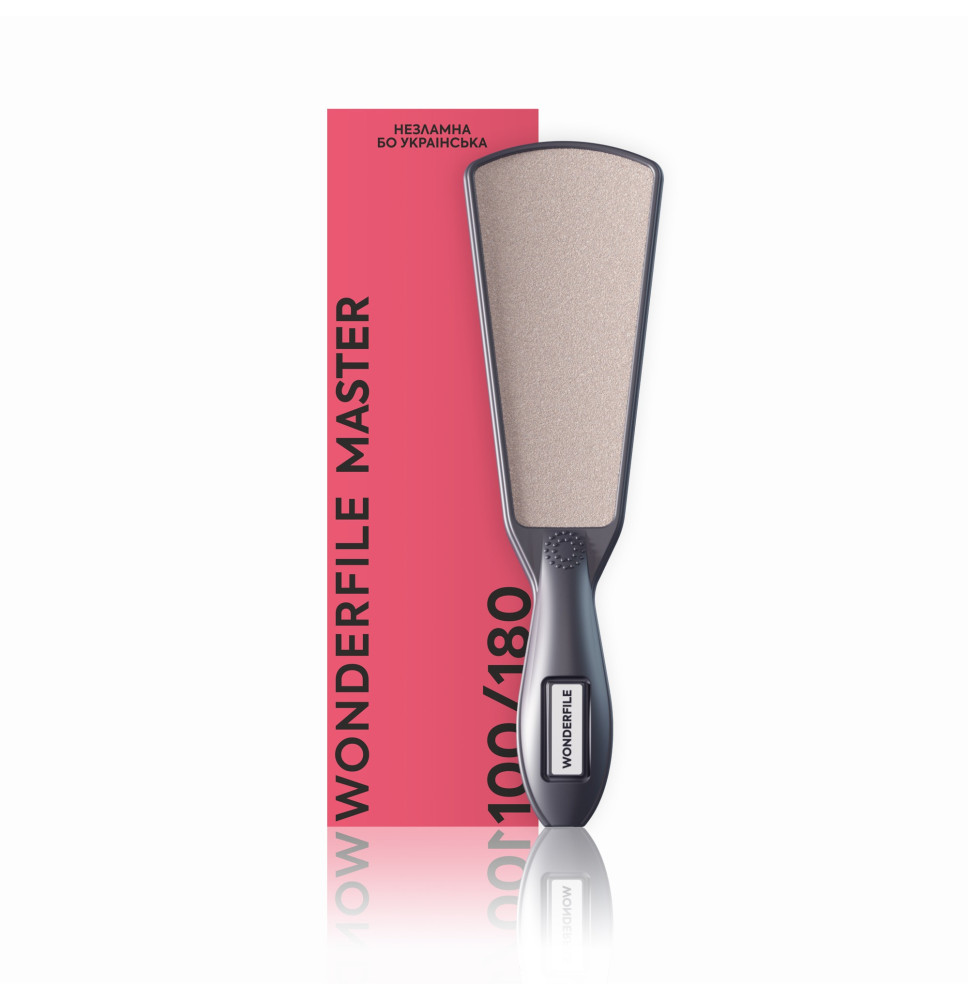 Wonderfile Master pilník na päty 100/180 čierny – profesionálny pedikérsky pilník