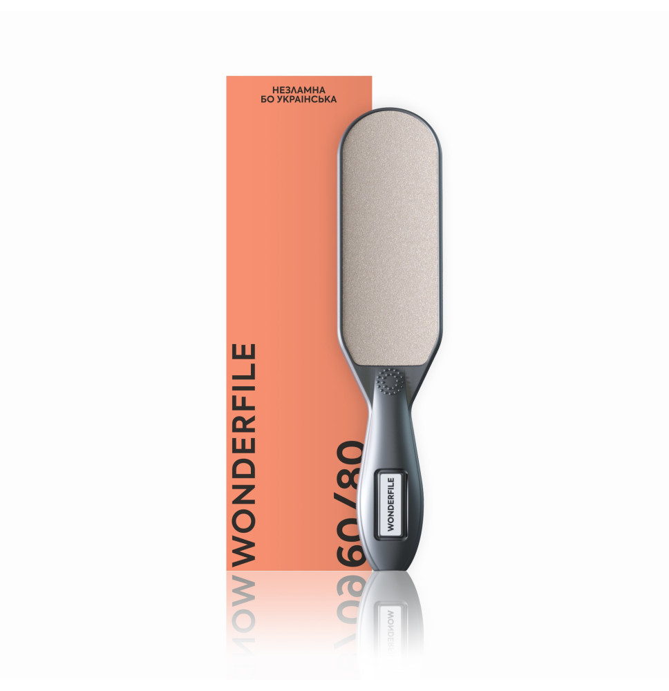 Wonderfile pilník na päty 60/80 čierny – profesionálny pedikérsky pilník
