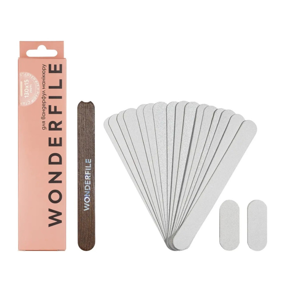 Wonderfile Wooden Base starter kit 130 × 15 mm (19 ks)
