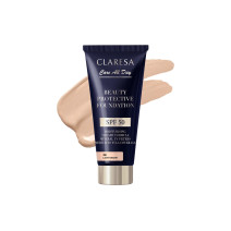 Claresa Beauty Protective Foundation SPF 50 30 ml – hydratačný make-up Light Warm 1W