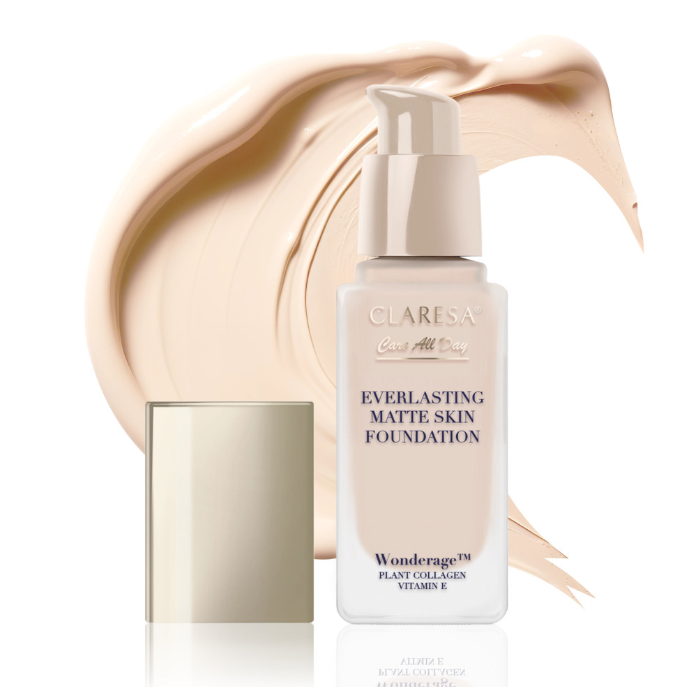 Claresa Everlasting Matte Skin Foundation 32 ml – matujúci make-up Light Beige