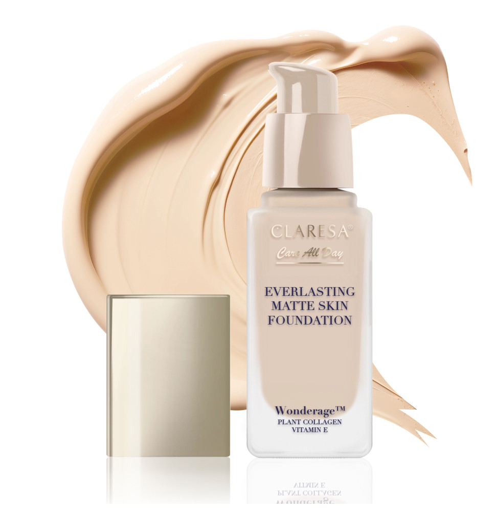 Claresa Everlasting Matte Skin Foundation 32 ml – matujúci make-up Vanilla