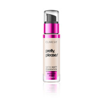 Claresa Pretty, Please! Foundation 01 Fair-Light – saténovo-matný make-up 34g